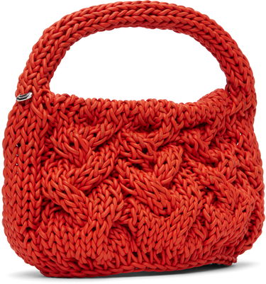 Дамска чанта JW Anderson JW Anderson Small Cable Knit Bag Черно | HB0712-LA0365, 4