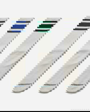 Чорапи Neighborhood 3-Pack Classic Socks Бяло | 251KWNH-UWM01 WH, 2