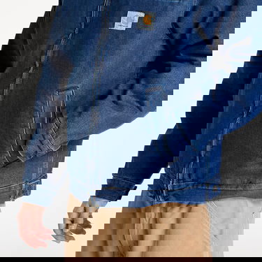 Яке Carhartt WIP Herald Denim Jacket with Sherpa Collar XL Синьо | I033765.2JR06, 4