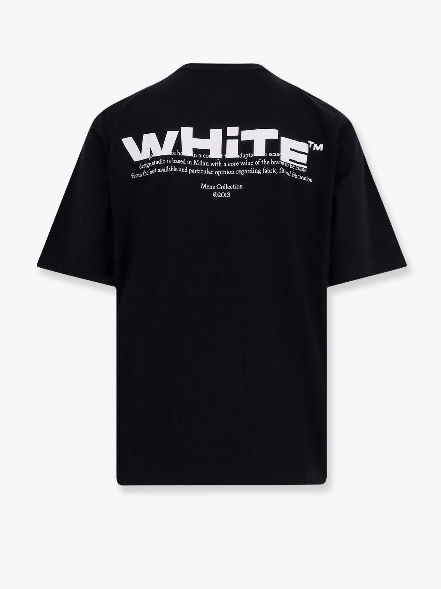 Тениска Off-White T-Shirt With Logo Print Черно | OMAA120S25JER00B1001, 1
