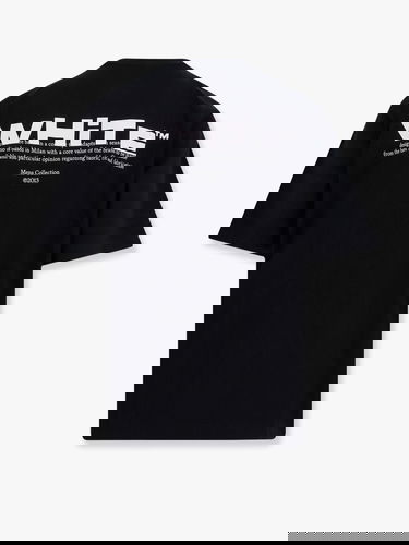 Тениска Off-White T-Shirt With Logo Print Черно | OMAA120S25JER00B1001, 1