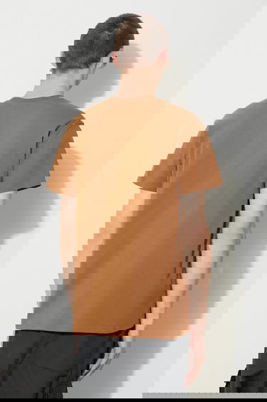 Тениска Carhartt WIP S/S American Script T-Shirt Кафяво | I029956.HZXX, 2