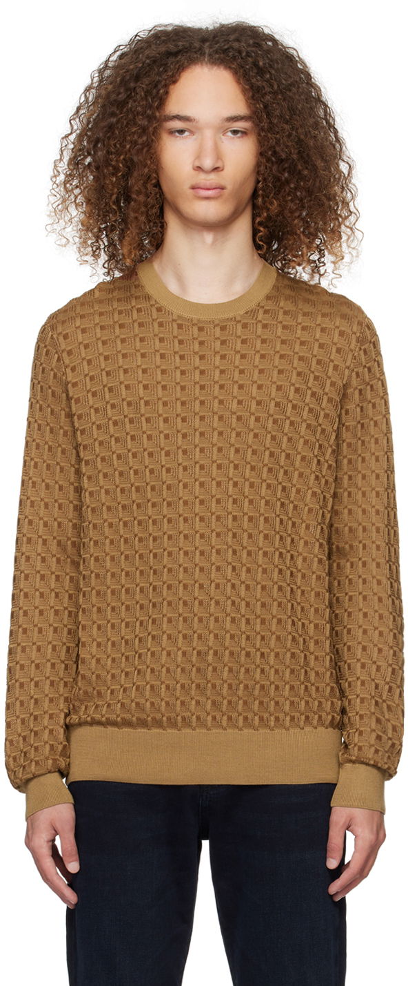 Пуловер BOSS Crewneck Sweater "Tan" Оранжево
 | 50508159, 0