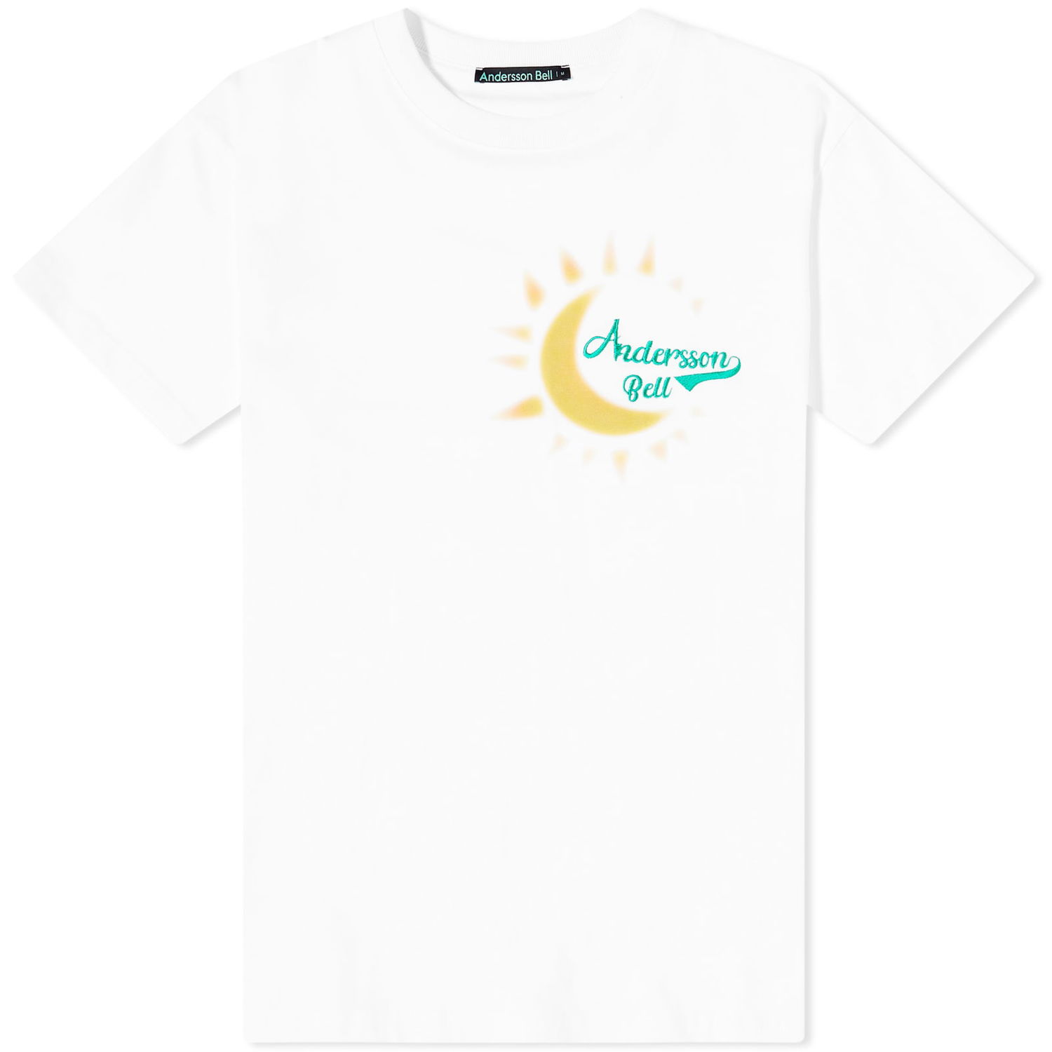 Тениска Andersson Bell Sunny Logo Tee Бяло | ATB901U-WHT, 0