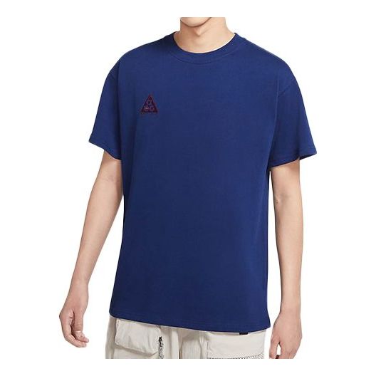 Тениска Nike ACG ACG Small Logo Casual T-Shirt Синьо | BQ7343-492