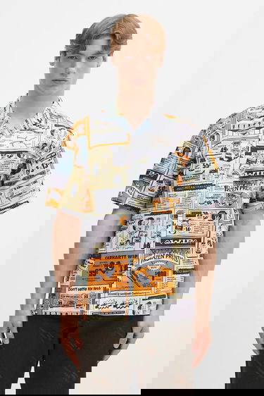 Риза Carhartt WIP Short Sleeve Relaxed Fit Revere Collar Catalogue Shirt Многоцветен | I034548.2UDXX, 0