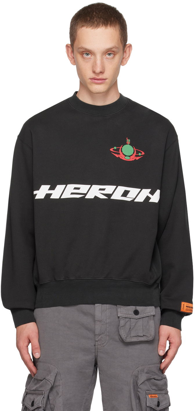 Пуловер HERON PRESTON Burn Crewneck Зелено | HMBA020F23JER0071050, 0