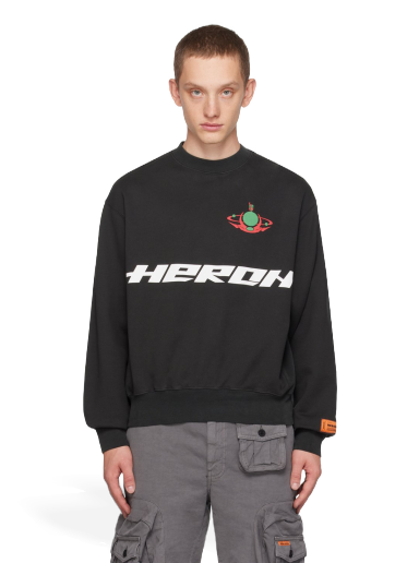 Пуловер HERON PRESTON Burn Crewneck Зелено | HMBA020F23JER0071050