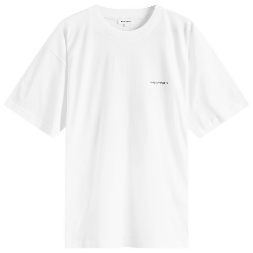 Тениска NORSE PROJECTS Simon Loose Organic Untitled Бяло | N01-0666-0001