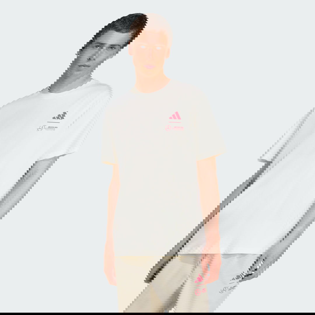 Тениска adidas Performance Mercedes-AMG Petronas Formula One Team Summer Graphic T-Shirt Бяло | JX4285, 0