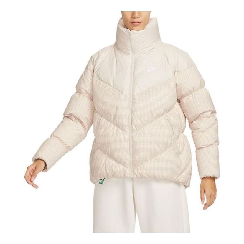 Пухо яке Nike Sportswear Windpuffer Therma-FIT Loose Puffer Jacket Бежово | FD8212-104