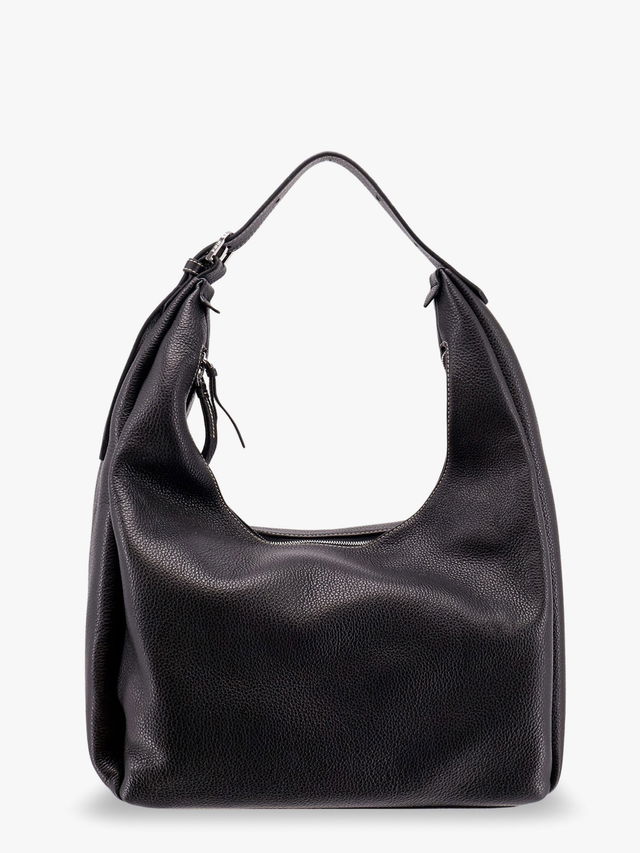 Toteme Black Leather Shoulder Bag