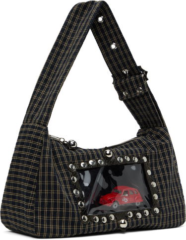 Чанта през рамо Chopova Lowena Chopova Lowena Car Mommy Mini Shoulder Bag with Window Тъмно синьо | 6446E, 1