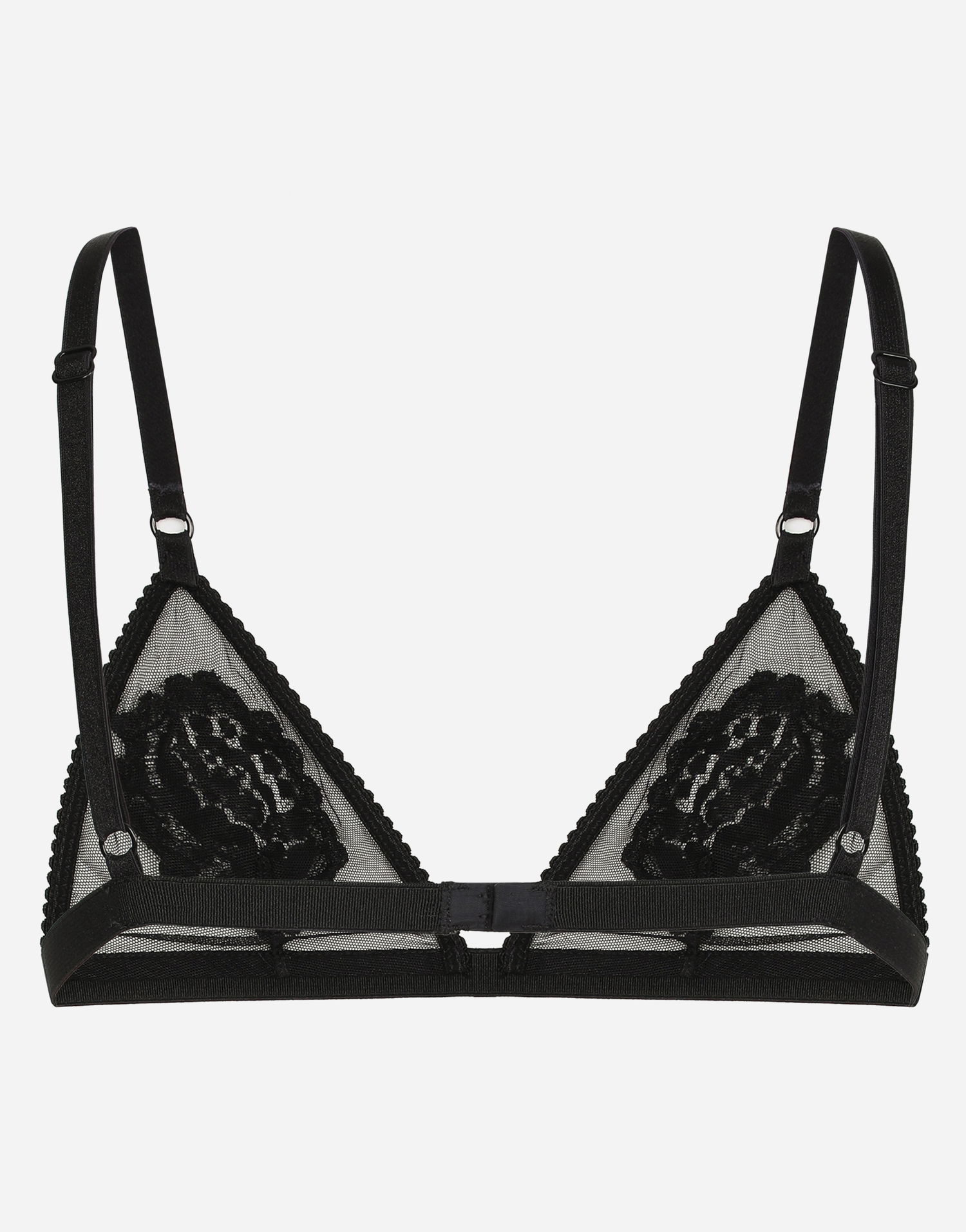 Сутиен Dolce & Gabbana Dolce & Gabbana Floral Lace Triangle Bralette Черно | O1G24TONQ79N0000, 1