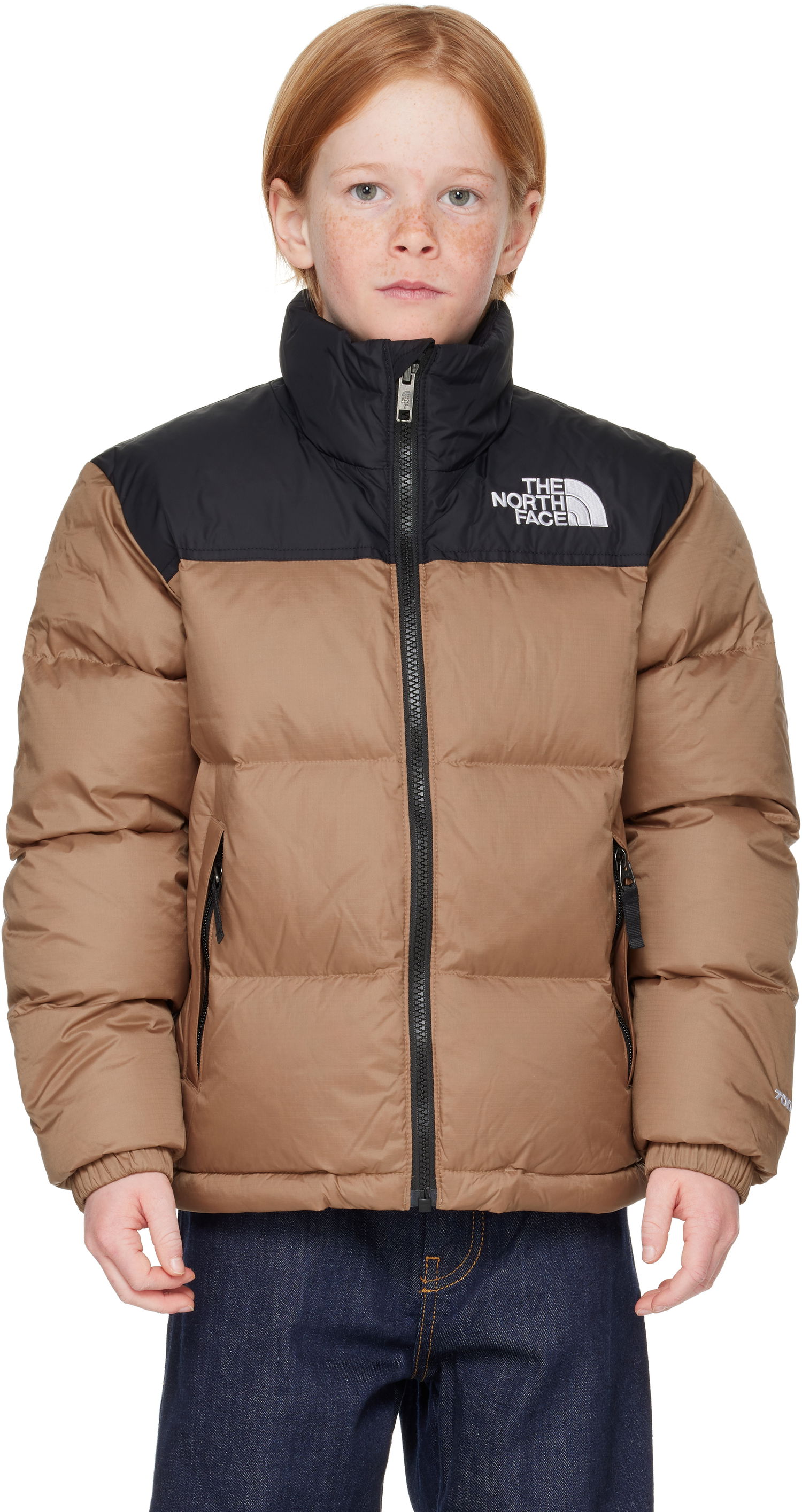 Пухо яке The North Face Kids' 1996 Retro Nuptse Down Jacket Кафяво | NF0A8A4C, 0
