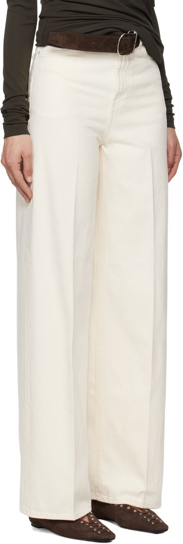 Дънки TOTEME TOTEME Wide Leg Jeans Бяло | 242-WRB2429-FB0083, 4