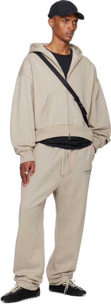 Суитчър Fear of God Classic Fit Fleece Zip-Up Hoodie Бежово | 192SP254781F, 3