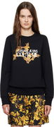Couture Screen-Printed Sweatshirt