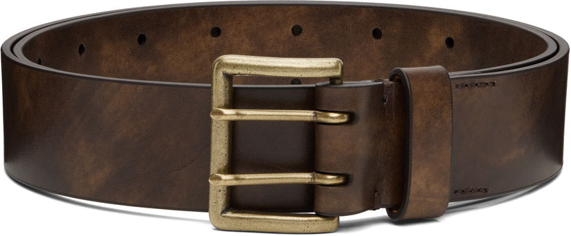 Колани AURALEE AURALEE Two-Hole Buckle Belt Кафяво | A25AB02RP