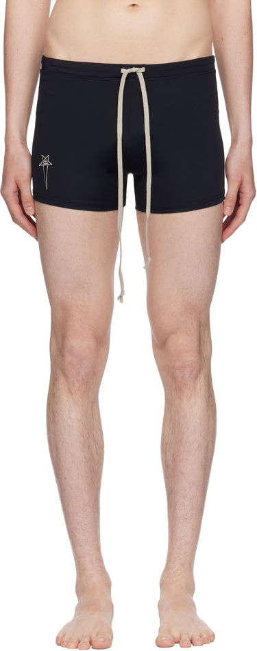 Бански Rick Owens Rick Owens Champion Edition Jersey Swim Shorts Черно | CM01E1691 CHJMW SWIM JERSEY, 0