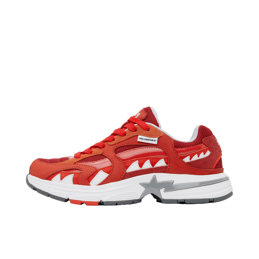 Кецове и обувки BAPE A Bathing Ape Shark STA M1 Червено | 001FWK201306M