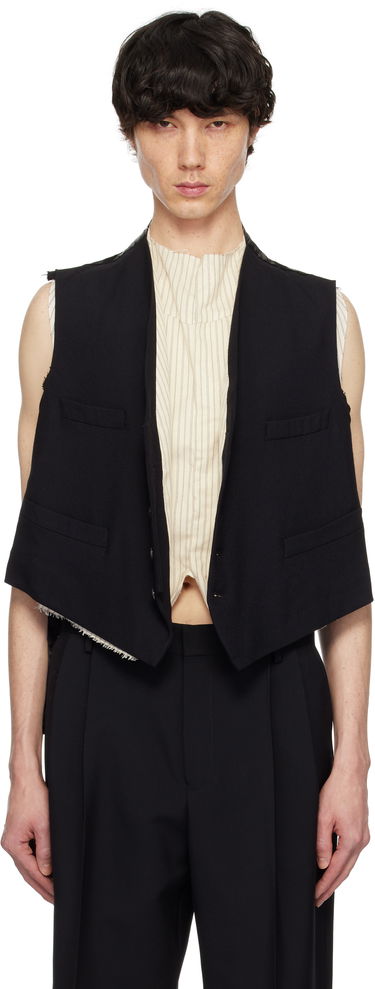 Жилетка Maison Margiela Maison Margiela Raw Edge Waistcoat Черно | S50FB0110 S53915, 0