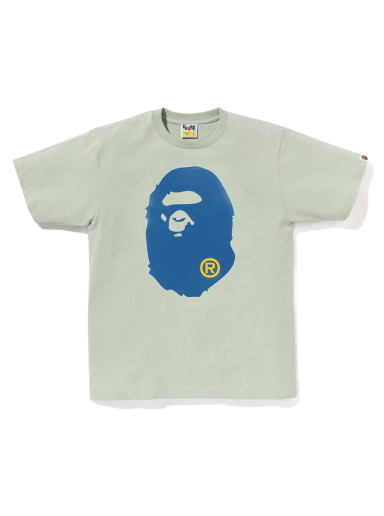 Тениска BAPE Colors Big Ape Head Tee Зелено | 1J30-110-017