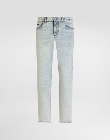 Дънки Dolce & Gabbana Dolce & Gabbana Regular Fit Cotton Jeans With Tag Синьо | GYJCCDG8MU1S9001, 0