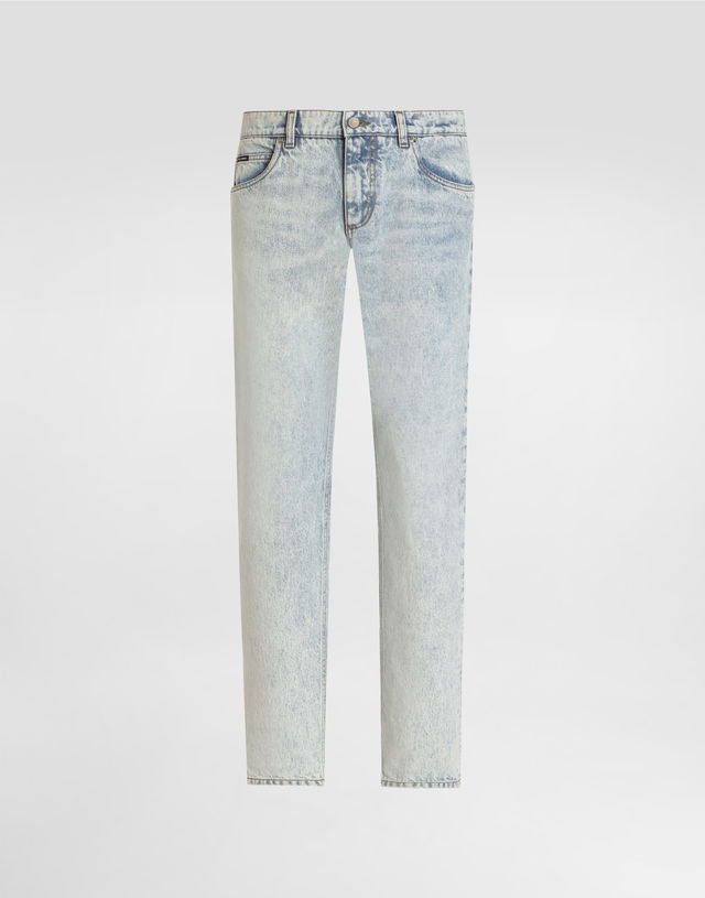 Dolce & Gabbana Regular Fit Cotton Jeans With Tag
