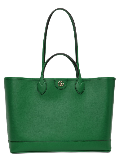 Голяма пазарска чанта Gucci Medium Ophida Tote Bag Зелено | 739730 DJ20G