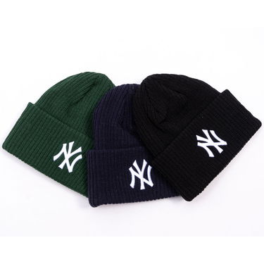 Шапка New Era MLB Wide Cuff Beanie NY Yankees One Size (56-59 cm) Тъмно синьо | 60691065, 2