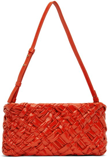 Чанта през рамо Bottega Veneta Kalimero Cha-Cha Shoulder Bag Червено | 785780 V40T1, 0