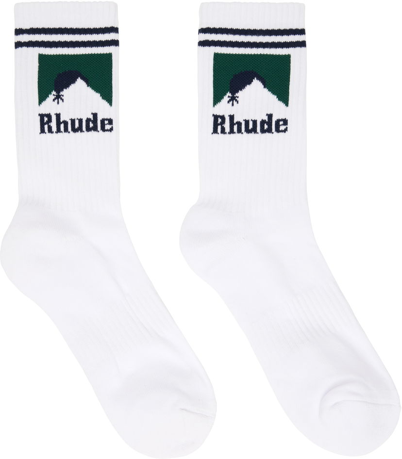 Чорапи Rhude Rhude Moonlight Socks Бяло | RHPS25SO04117