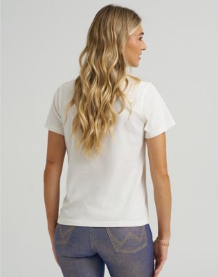 Тениска Wrangler Lainey Wilson Regular Tee Бяло | 112374959:XS, 1