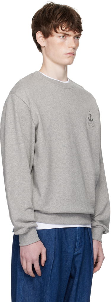 Суитчър A.P.C. A.P.C. James Sweatshirt Тъмно синьо | COHBY-H27983, 4