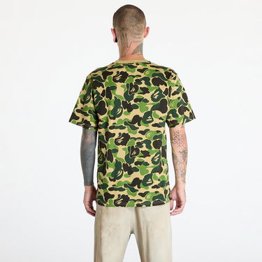 Тениска BAPE A BATHING APE Abc Camo College Tee Green Зелено | 001CSK801007M GRN, 2