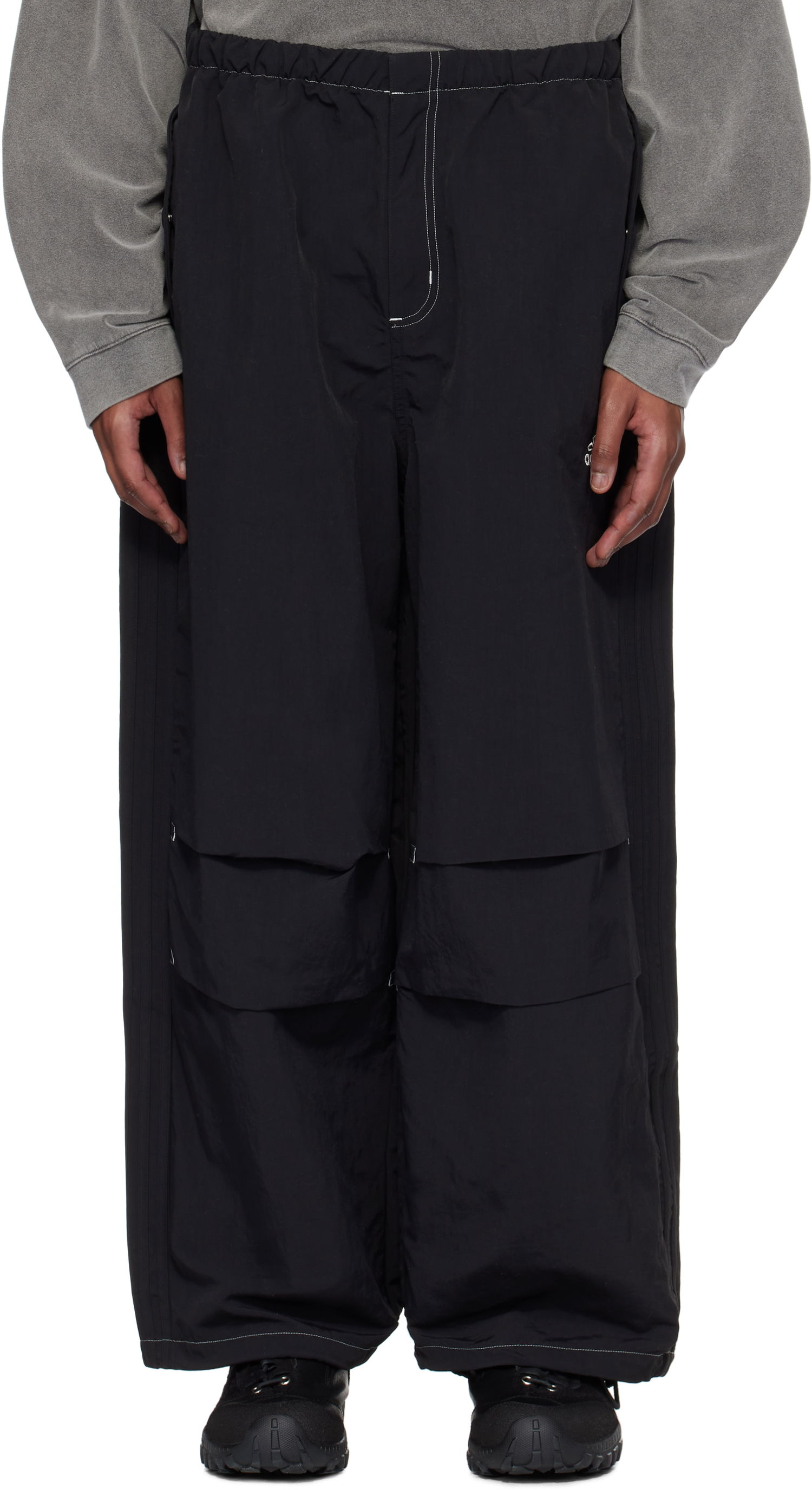 Карго панталони adidas Originals Parachute Lounge Pants Черно | JD5415, 0