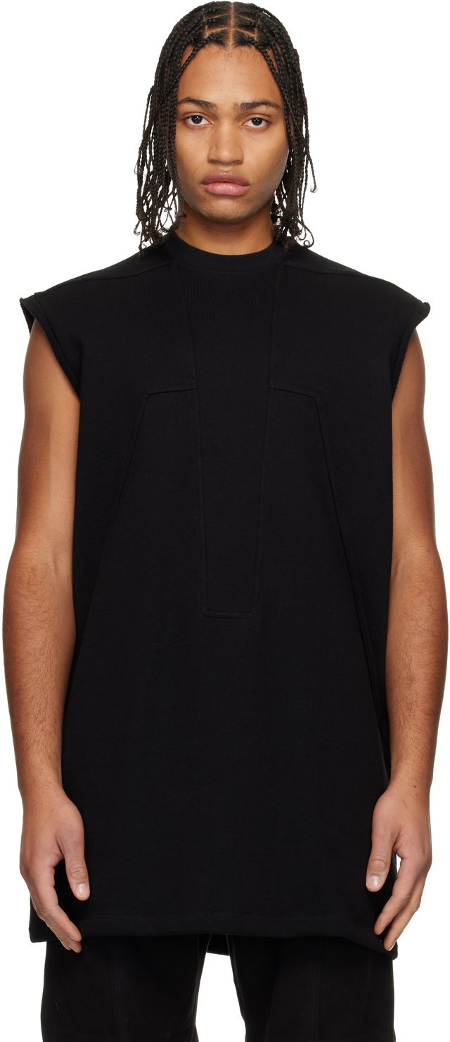 Rick Owens Concordians Splintered Tarp Sleeveless T-shirt