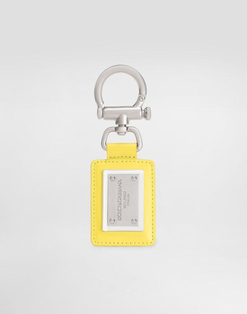 Ключодържатели Dolce & Gabbana Dolce & Gabbana Smooth Calfskin Keyring Жълто | BP3439AV89389418