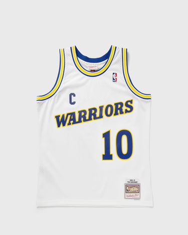 Фланелка Mitchell & Ness Golden State Warriors 1990-91 Tim Hardaway #10 Jersey Бяло | JY10739-GSWWHIT, 0