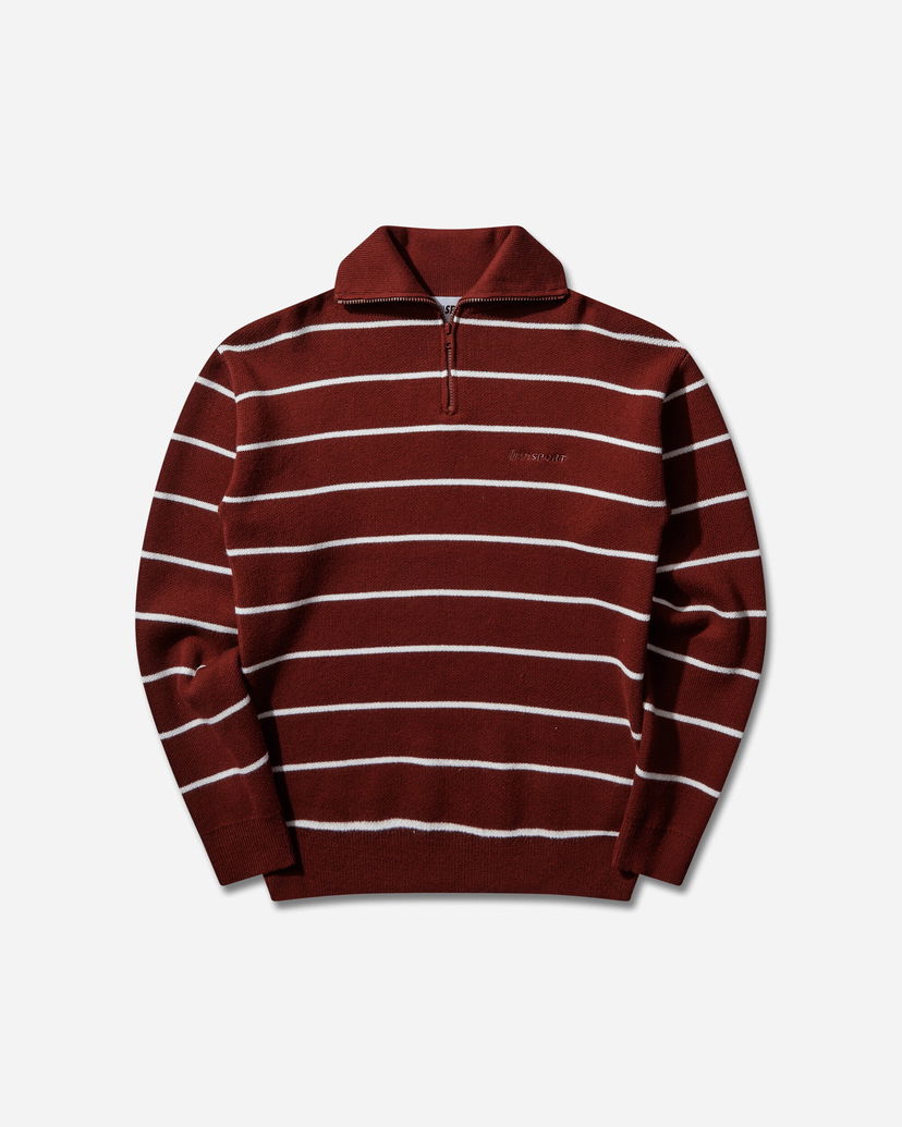 Пуловер OpéraSPORT Kennedy Striped Quarter-Zip Sweater Многоцветен | K25FW25  3