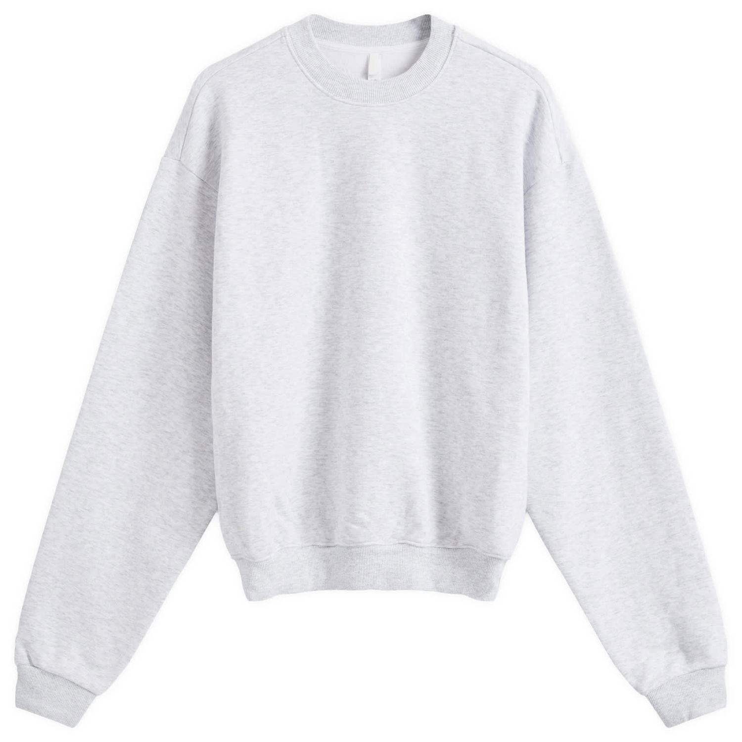 Суитчър SKIMS Cotton Fleece Classic Crew Sweatshirt Сиво | TP-PLO-4474-LHG, 0