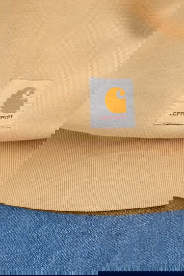 Суитчър Carhartt WIP Plain Cotton Hudson Sweatshirt Бежово | I035186.07E5F, 3