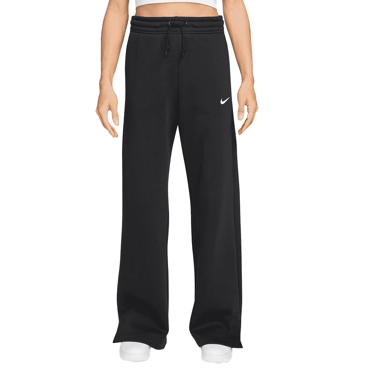 Спортни панталони Nike Phoenix Fleece High-Rise Wide Leg Pants Черно | IH1011-010, 0