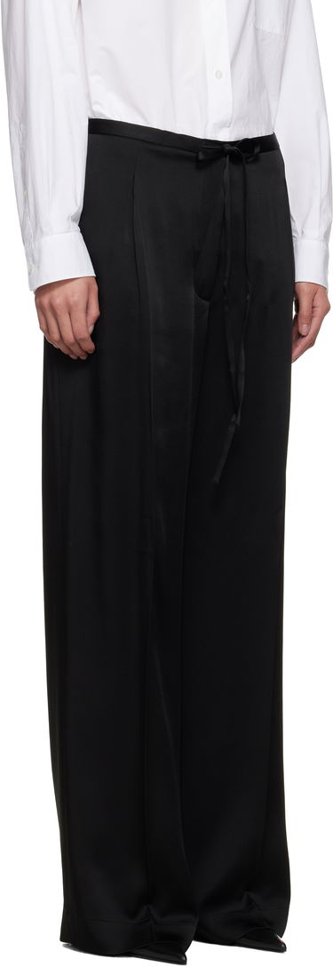 Панталони Róhe Relaxed Drawstring Satin Trousers Черно | 416-30-125, 1