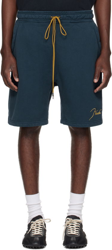 Къси панталони Rhude Rhude Classique Sweat Shorts Тъмно синьо | RHPF25SH01012, 0