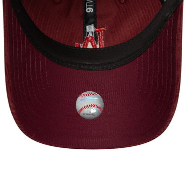 Шапка с козирка New Era Cord 9TWENTY LA Dodgers Adjustable Cap Бургунди | 60691099, 5