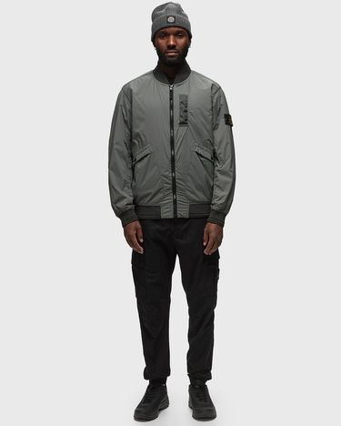 Яке бомбър Stone Island Garment-Dyed Bomber Jacket Сиво | 801540525, 1