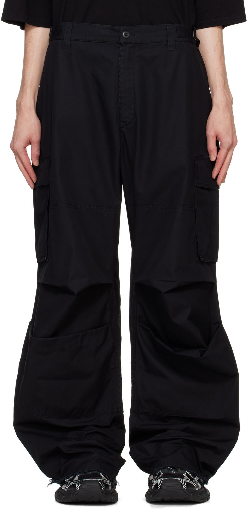 Карго панталони 032C Overtime Cargo Pants Черно | F24-URW-1001-000