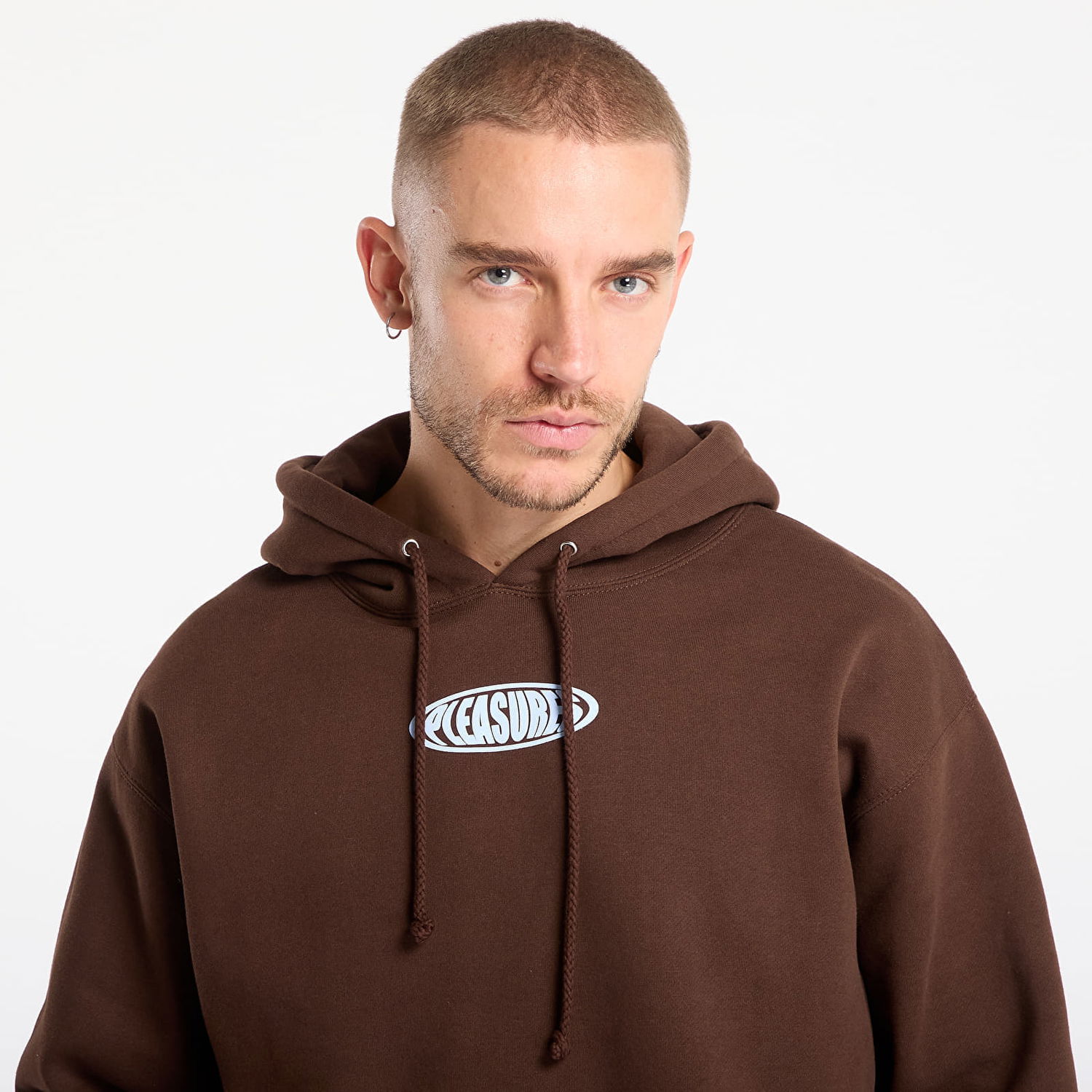 Суитчър Pleasures PLEASURES Overview Hoodie Кафяво | P25F083-BROWN, 1
